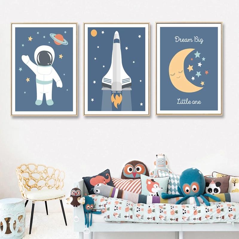 Paintings Nursery Wall Art Canvas Painting Space Poster Stars Prints Moon Posters Nordic Baby Kids Bedroom Decoration
Paintings Nursery Wall Art Canvas Painting Space Poster Stars Prints Moon Posters Nordic Baby Kids Bedroom Decoration