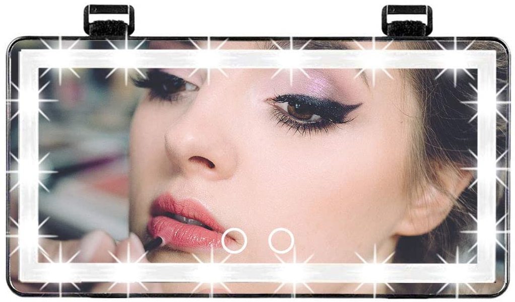Car Visor Vanity Mirror, Car Makeup Mirror with Lights,Car Vanity Mirror Dimmable Sun Visor Mirror, Clip-on Vanity Mirror for Women
Car Visor Vanity Mirror, Car Makeup Mirror with Lights,Car Vanity Mirror Dimmable Sun Visor Mirror, Clip-on Vanity Mirror for Women