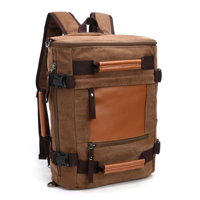Backpack Large Capacity Men Canvas Mochila Male Travel Luggage Laptop Computer Bag Moutaineering Versatile, Black
Backpack Large Capacity Men Canvas Mochila Male Travel Luggage Laptop Computer Bag Moutaineering Versatile, Black