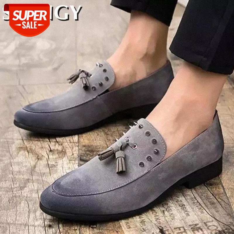 Men Loafers Rivet Velvet 2020 Fashion High Quality Slip On Dress Shoes Men Flat Soft Autumn Office Comfortable Driving Shoes #k87S
Men Loafers Rivet Velvet 2020 Fashion High Quality Slip On Dress Shoes Men Flat Soft Autumn Office Comfortable Driving Shoes #k87S