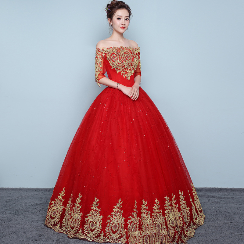 2021 Real Photo Red Glitter Lace Quinceanera Dresses Vintage Applique Pageant Sweet 16 Formal Prom Party Ball Gowns Vestidos De 15 Anos