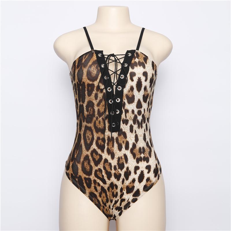 Women's Two Piece Pants Women Sexy Hollow Lace-up Leopard Bodysuit Backless Sleeveless Cami Tops Body Femme Streetwear, White
Women's Two Piece Pants Women Sexy Hollow Lace-up Leopard Bodysuit Backless Sleeveless Cami Tops Body Femme Streetwear, White