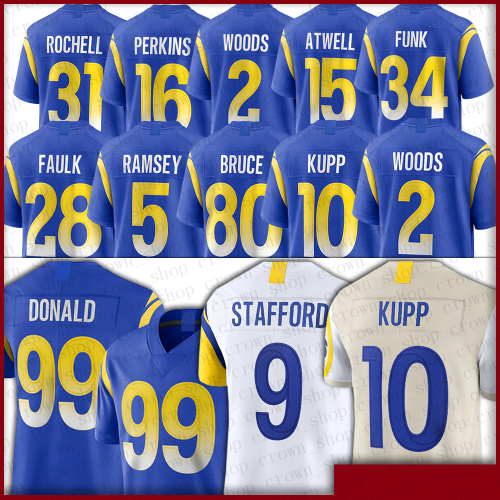 Los 99 Aaron Donald 9 Matthew Stafford Angeles Jersey 10 Cooper Kupp 50RamsErnest Jones1 DeSean Jackson Robert Woods Eric Dickerson Johnny Hekker, Men(bu lang)
Los 99 Aaron Donald 9 Matthew Stafford Angeles Jersey 10 Cooper Kupp 50RamsErnest Jones1 DeSean Jackson Robert Woods Eric Dickerson Johnny Hekker, Men(bu lang)