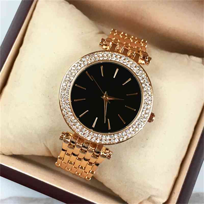Rose Luxury fashion watches Diamonds top Lady Wristwatch Gold/black Designer watch Stainless steel Shine RhinestonesD1KY, Slivery;brown
Rose Luxury fashion watches Diamonds top Lady Wristwatch Gold/black Designer watch Stainless steel Shine RhinestonesD1KY, Slivery;brown