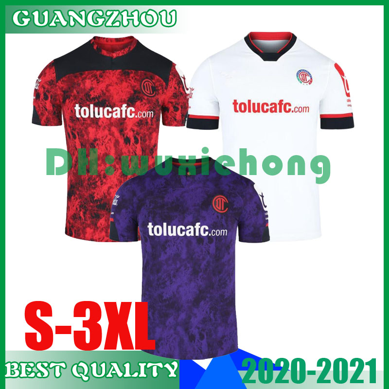 20 21 Toluca FC soccer jerseys home away 3rd Mexician Club Deportivo Toluca FC 2020 2021 FOOTBALL Man soccer shirts uniform Set size S-3XL, Black
20 21 Toluca FC soccer jerseys home away 3rd Mexician Club Deportivo Toluca FC 2020 2021 FOOTBALL Man soccer shirts uniform Set size S-3XL, Black