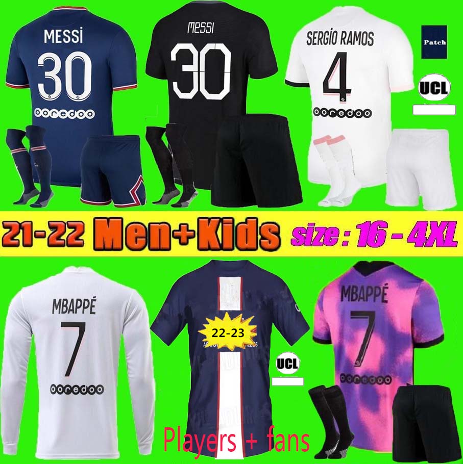 Player version 2021 MESSI MBAPPE soccer jersey 2022 2023 HAKIMI SERGIO RAMOS MARQUINHOS VERRATTI Long sleeve third 3rd football shirt men + kids kit, Kit+sock
Player version 2021 MESSI MBAPPE soccer jersey 2022 2023 HAKIMI SERGIO RAMOS MARQUINHOS VERRATTI Long sleeve third 3rd football shirt men + kids kit, Kit+sock