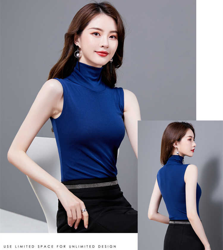 Korean Fashion Mesh Women Tank Top Streetwear Sexy s Elasticity Sleeveless Female s Plus Size XXXL Crop 210531