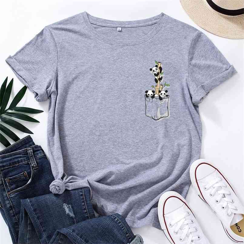 Summer Cotton Women T Shirt 5XL Plus Size Panda Pocket Print Short Sleeve Graphic Tee Tops Casual O-Neck Female Oversized TShirt 210708, Light marble
Summer Cotton Women T Shirt 5XL Plus Size Panda Pocket Print Short Sleeve Graphic Tee Tops Casual O-Neck Female Oversized TShirt 210708, Light marble
