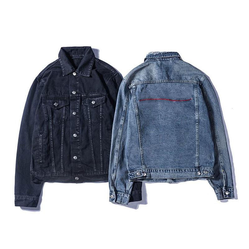 Men's Jackets Outerwear Coats 19ss denim jacket men women high quality casual coats black blue fashion mens stylist jacket mens clothing
Men's Jackets Outerwear Coats 19ss denim jacket men women high quality casual coats black blue fashion mens stylist jacket mens clothing