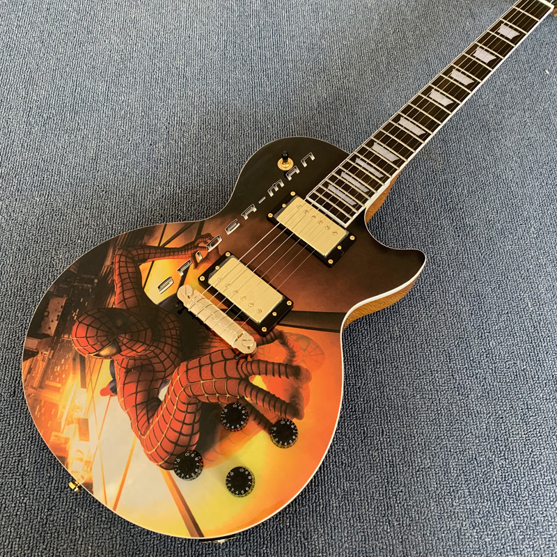 High Quality Electric Guitar,Mahogany body and neck,Beautiful top,Rosewood Fingerboard,,free shipping190126
High Quality Electric Guitar,Mahogany body and neck,Beautiful top,Rosewood Fingerboard,,free shipping190126