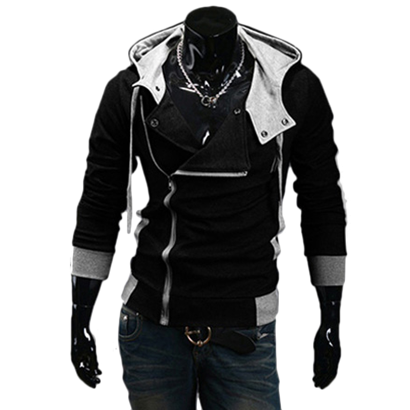 Zipper Cardigan Hoodies Men Fashion Hooded Sweatshirts Spring Spring Sportswear Long Sleeve Slim Tracksuit Jacket