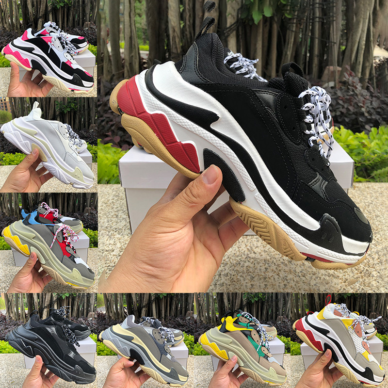 2021 Triple-s paris Men platform casual shoes grey black white red pink blue beige green yellow fashion vintage mens women sneakers trainers, Bubble wrap packaging
2021 Triple-s paris Men platform casual shoes grey black white red pink blue beige green yellow fashion vintage mens women sneakers trainers, Bubble wrap packaging