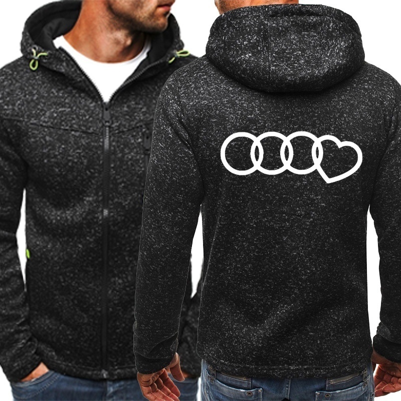 Solid Printed Hoodies Cardigan Men Fashion Zipper Thin Hoodie Coat Men Casual Long Sleeve Sweatshirts Male Jackets 201104