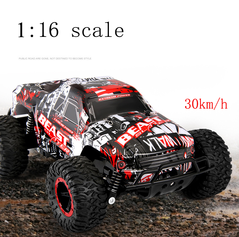 116 large RC Car 4WD high speed 2.4G Bigfoot Remote Control Model Truck Off-Road Vehicle climbing jeeps Kids dirt Buggy car toy
116 large RC Car 4WD high speed 2.4G Bigfoot Remote Control Model Truck Off-Road Vehicle climbing jeeps Kids dirt Buggy car toy
