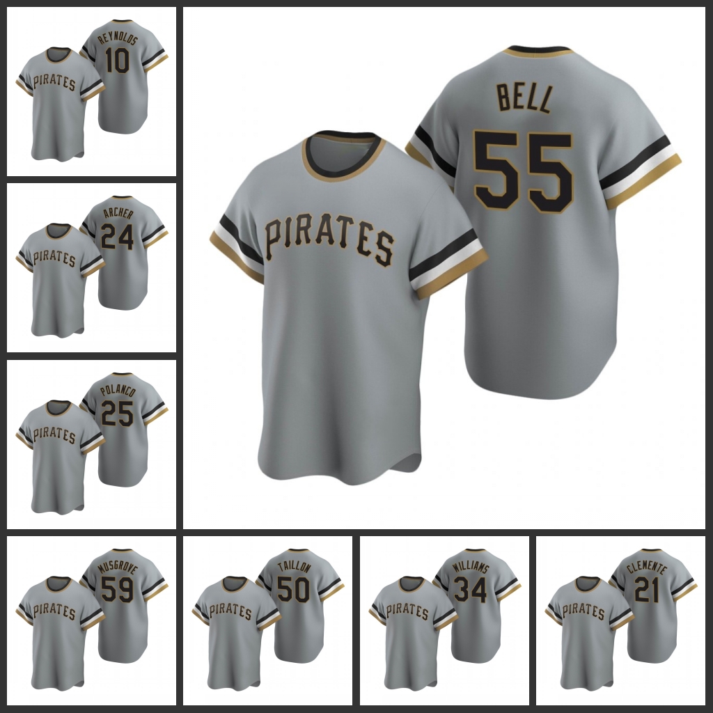 Pittsburgh Pirates Men Joe Musgrove Bryan Reynolds Jameson Taillon Roberto Clemente Cooperstown Collection Road Women Youth Jersey, Black
Pittsburgh Pirates Men Joe Musgrove Bryan Reynolds Jameson Taillon Roberto Clemente Cooperstown Collection Road Women Youth Jersey, Black