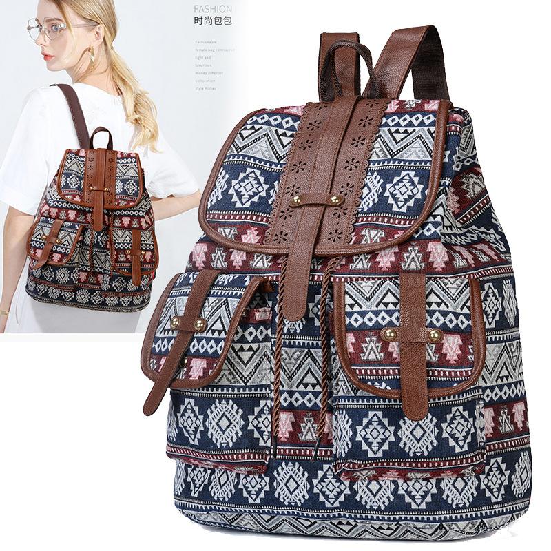 Outdoor Polyester Bag Retro Canvas Casual Backpack Striped Travel Backpack New Fashion Lady Teen for Woman Dropshipping
Outdoor Polyester Bag Retro Canvas Casual Backpack Striped Travel Backpack New Fashion Lady Teen for Woman Dropshipping