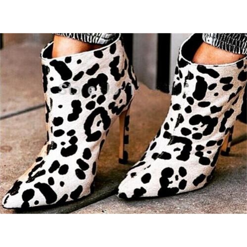 boots spring standard arrival of white leopard ankle boots high heel hair horse toe zipper back for women n9yb, Black
boots spring standard arrival of white leopard ankle boots high heel hair horse toe zipper back for women n9yb, Black