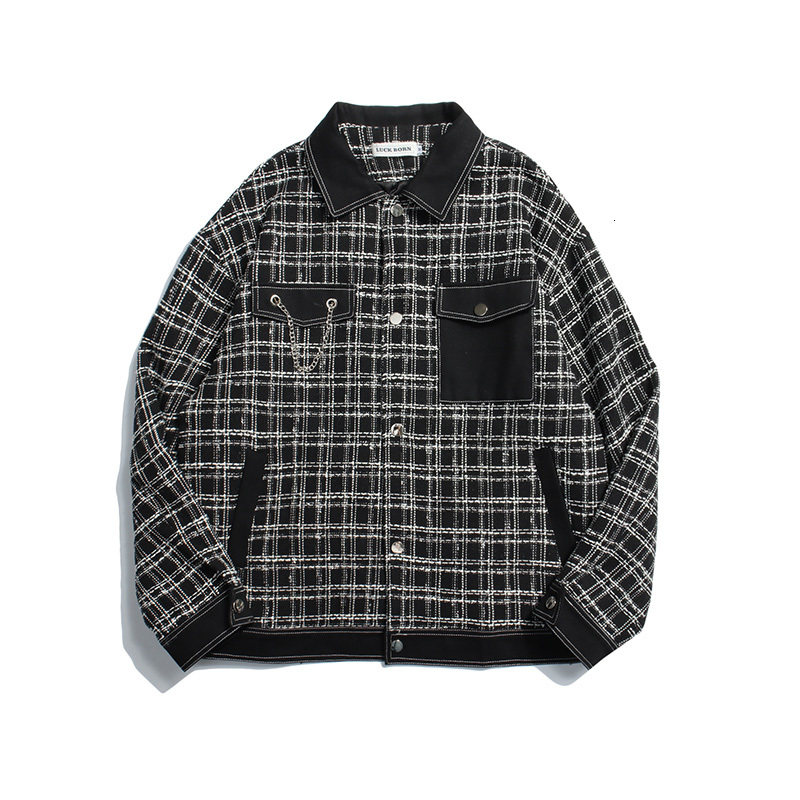 2021 New Alta Rua Retro Bolsos Jaqueta Masculina e Feminina Oversize Xadrez Lapela Solta Casual Inverno Casaco Hip Hop Bluso Casacos Zggq, Black
2021 New Alta Rua Retro Bolsos Jaqueta Masculina e Feminina Oversize Xadrez Lapela Solta Casual Inverno Casaco Hip Hop Bluso Casacos Zggq, Black