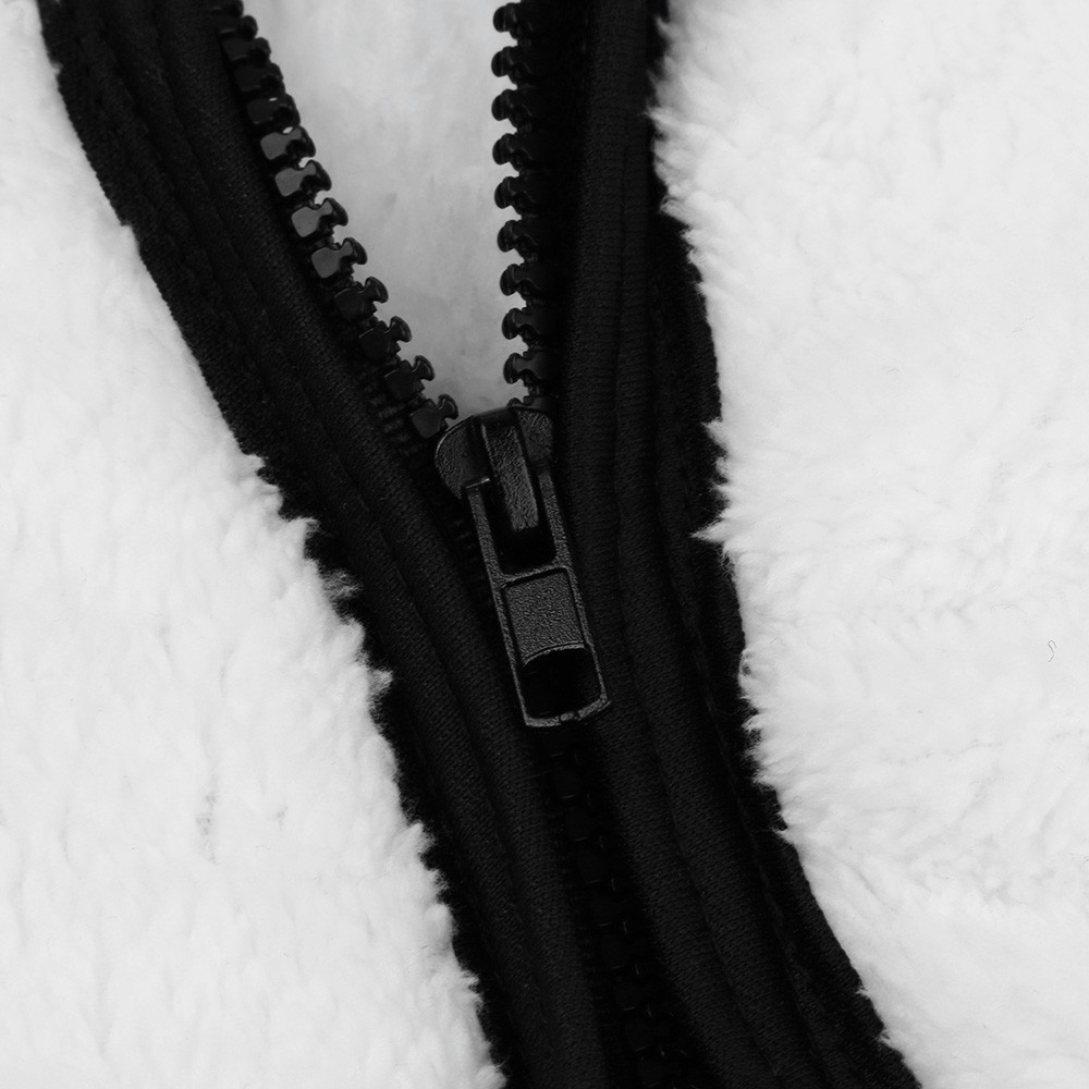 Cute Hoodies Women Panda Winter Warm Sweatshirts Hoodie Coat Female Hooded Jacket Outerwear Tops Y200917