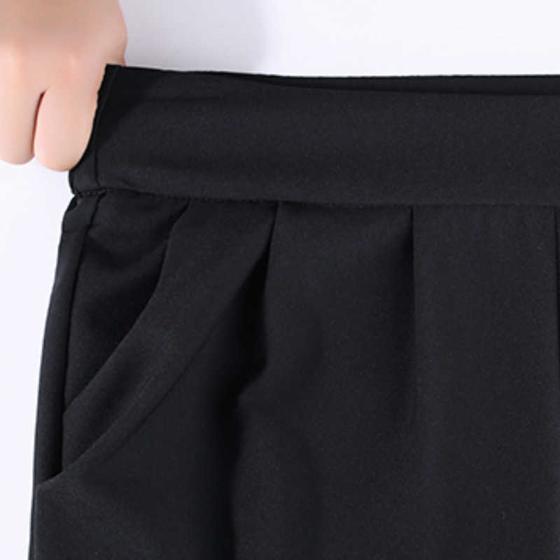 Women pants spring summer fashion female solid high waist loose harem pant pencil trousers casual cargo streetwear 210608