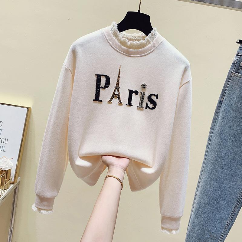 Women's Hoodies & Sweatshirts Autumn High Street Heavy Embroidered Flares Letter Sweatshirt Fake Two Piece Pullover Tops Moletom Feminino 20, Black
Women's Hoodies & Sweatshirts Autumn High Street Heavy Embroidered Flares Letter Sweatshirt Fake Two Piece Pullover Tops Moletom Feminino 20, Black