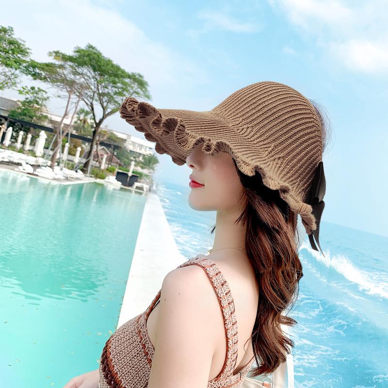 Wide Brim Hats Fisherman Hat, Women's Sun Linen Woven Big Brim, Fashion Shell, Empty Top Visor
Wide Brim Hats Fisherman Hat, Women's Sun Linen Woven Big Brim, Fashion Shell, Empty Top Visor