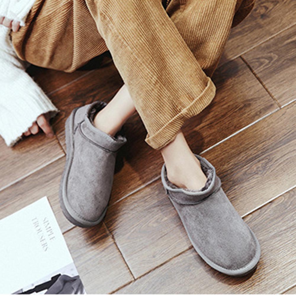 2022 Womens Winter Fashion Snow Boots Warm Non-slip Flat Short Boots New Fur Thick Plush Shoes Ladies Leather Ankle Boots Mujer, Beige
2022 Womens Winter Fashion Snow Boots Warm Non-slip Flat Short Boots New Fur Thick Plush Shoes Ladies Leather Ankle Boots Mujer, Beige