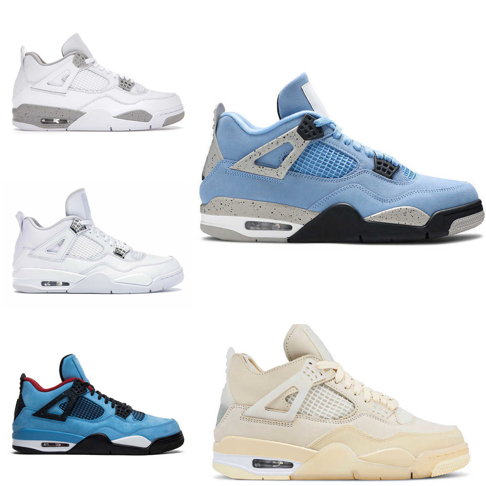 Newest Men basketball shoes Jumpman 4 4s Pure Money White Oreo Black Cat University Blue mens trainers sports sneakers size 5.5-13, Starfish 40-47
Newest Men basketball shoes Jumpman 4 4s Pure Money White Oreo Black Cat University Blue mens trainers sports sneakers size 5.5-13, Starfish 40-47