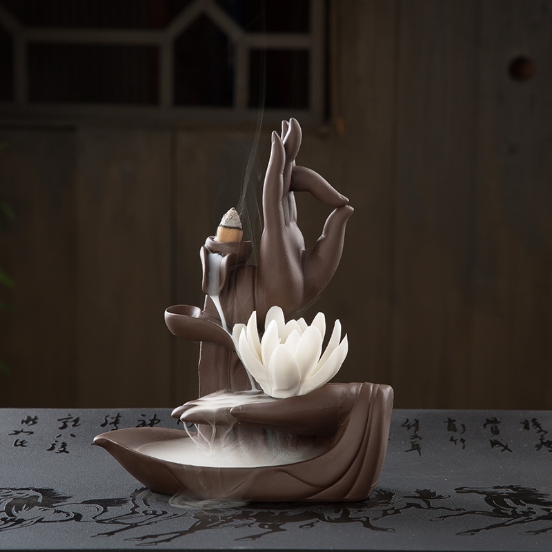 New reverse flow purple sand antique Zen Bergamot sandalwood burner household indoor large incense decoration
New reverse flow purple sand antique Zen Bergamot sandalwood burner household indoor large incense decoration
