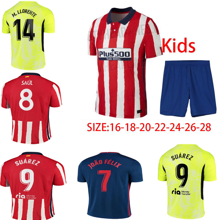 tops20 21 Atletico Madrid Soccer Jersey SUAREZ JOÃO FÃLIX 2021 SAÃL Camisetas de fútbol DIEGO COSTA Men's + children's suit Football, Black;yellow
tops20 21 Atletico Madrid Soccer Jersey SUAREZ JOÃO FÃLIX 2021 SAÃL Camisetas de fútbol DIEGO COSTA Men's + children's suit Football, Black;yellow