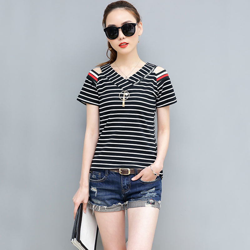 BOBOKATEER off the shoulder tops for women tshirt summer t-shirt cotton t shirt women shirts tee shirt femme camiseta mujer 210306