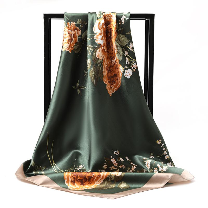 Scarves Women Scarf Silk Feeling Hair Neck Square Brand Office Printing El Waiter Flight Attendants Handkerchief Rings 2022, Blue;gray
Scarves Women Scarf Silk Feeling Hair Neck Square Brand Office Printing El Waiter Flight Attendants Handkerchief Rings 2022, Blue;gray
