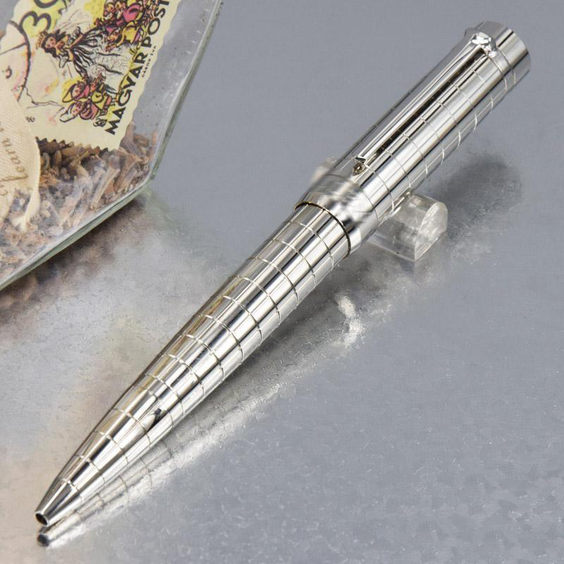 High Quality Office School Stationery Luxury pens Silver Checkered Pattern black resin Rx Ballpoint Pen for writing, As picture show
High Quality Office School Stationery Luxury pens Silver Checkered Pattern black resin Rx Ballpoint Pen for writing, As picture show