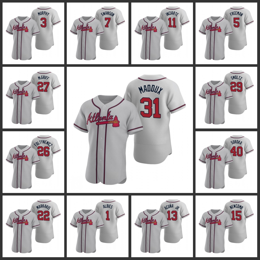 Atlanta Braves Men Tyler Flowers Freddie Freeman Fred McGriff Nick Markakis Authentic Road Women Youth Jersey, Black
Atlanta Braves Men Tyler Flowers Freddie Freeman Fred McGriff Nick Markakis Authentic Road Women Youth Jersey, Black