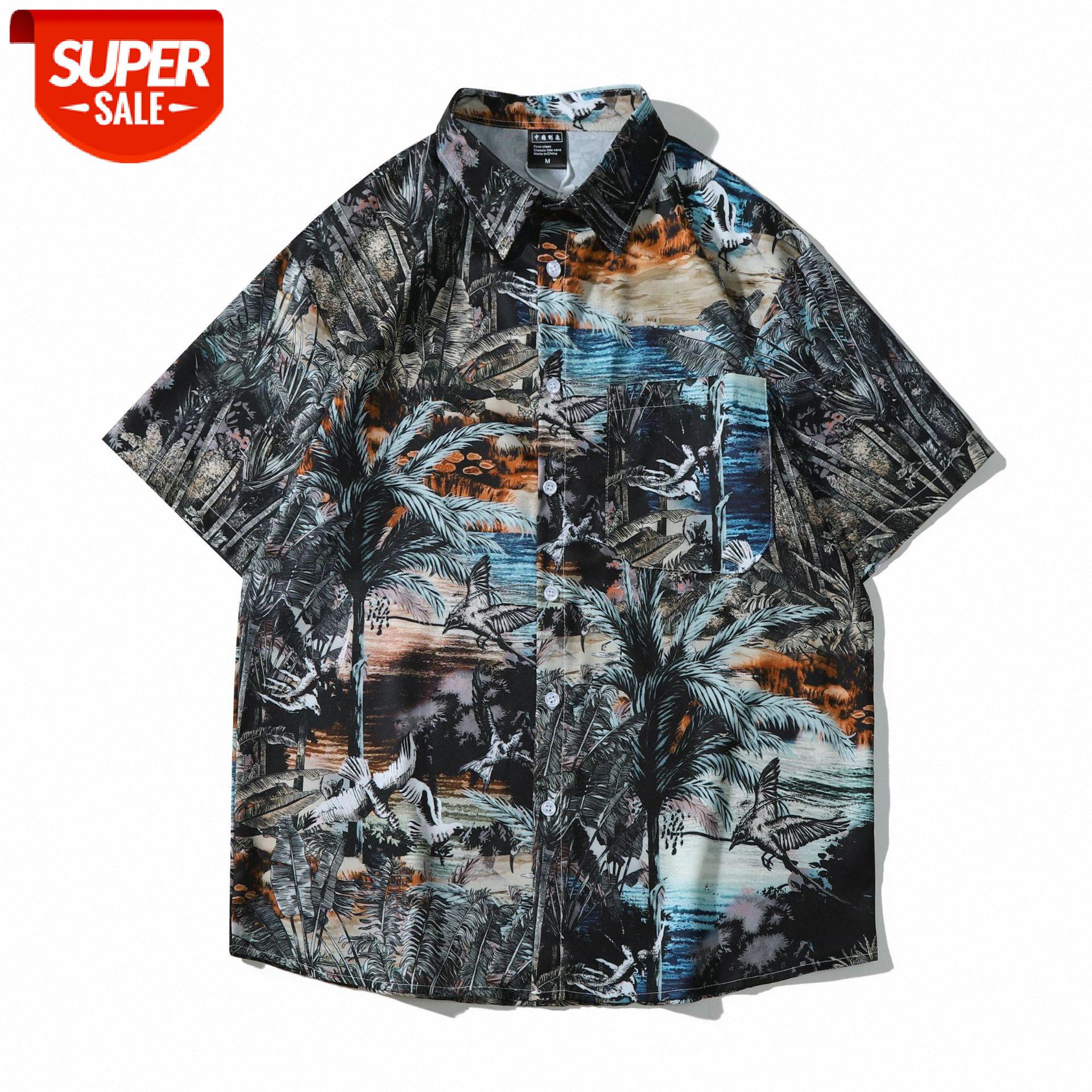 Hong Kong style retro short-sleeved flower shirt men's thin casual outside with floral Weiyi holiday #yX4R, White;black
Hong Kong style retro short-sleeved flower shirt men's thin casual outside with floral Weiyi holiday #yX4R, White;black