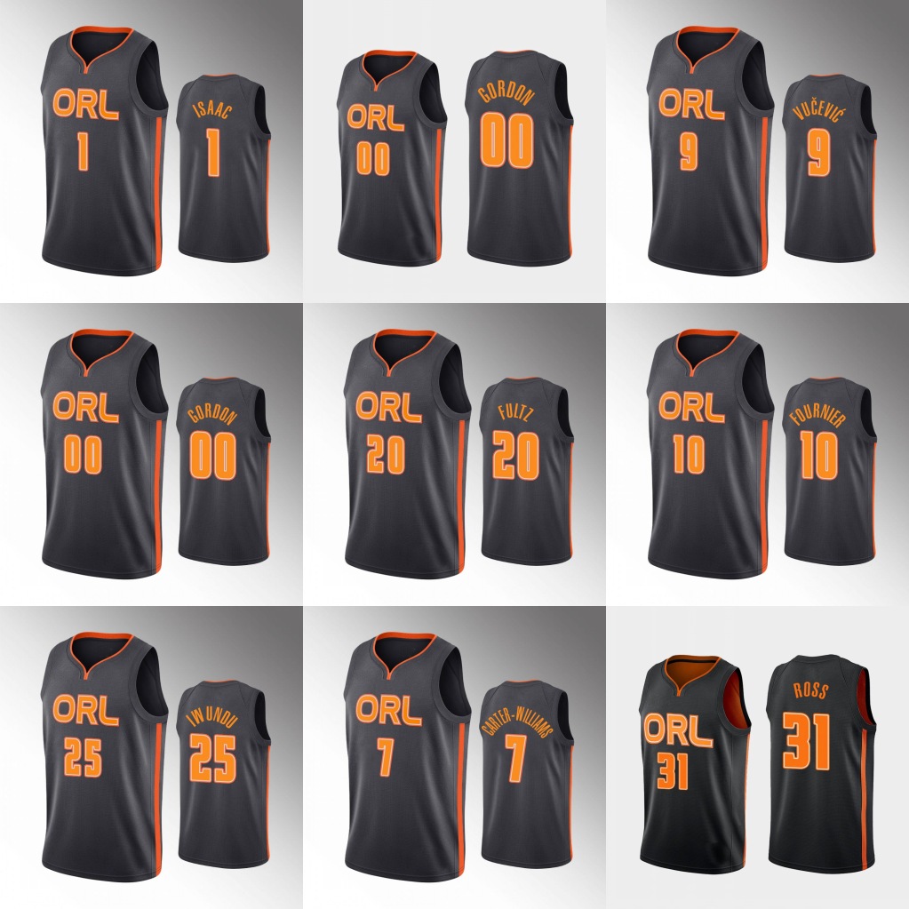 Orlando Magic Men Wes Iwundu Aaron Gordon Jonathan Isaac Michael Carter-Williams Nikola Vucevic NBA Black Custom Jersey 01, Black;red
Orlando Magic Men Wes Iwundu Aaron Gordon Jonathan Isaac Michael Carter-Williams Nikola Vucevic NBA Black Custom Jersey 01, Black;red