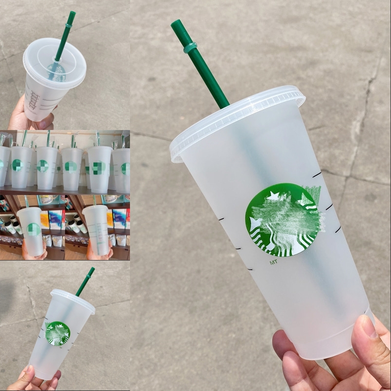 5pcs Starbucks 24OZ/710ml Plastic Tumbler Reusable Clear Drinking Flat Bottom Cup Pillar Shape Lid Straw Mug Bardian 4509 Q2
5pcs Starbucks 24OZ/710ml Plastic Tumbler Reusable Clear Drinking Flat Bottom Cup Pillar Shape Lid Straw Mug Bardian 4509 Q2