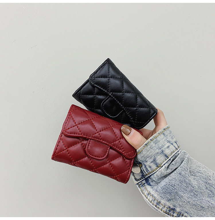 Mini Wallet Women Fashion Purse Female Short Mini Wallets Korean Students Lovely Purse Female Small Wallet for Women, Red;black
Mini Wallet Women Fashion Purse Female Short Mini Wallets Korean Students Lovely Purse Female Small Wallet for Women, Red;black
