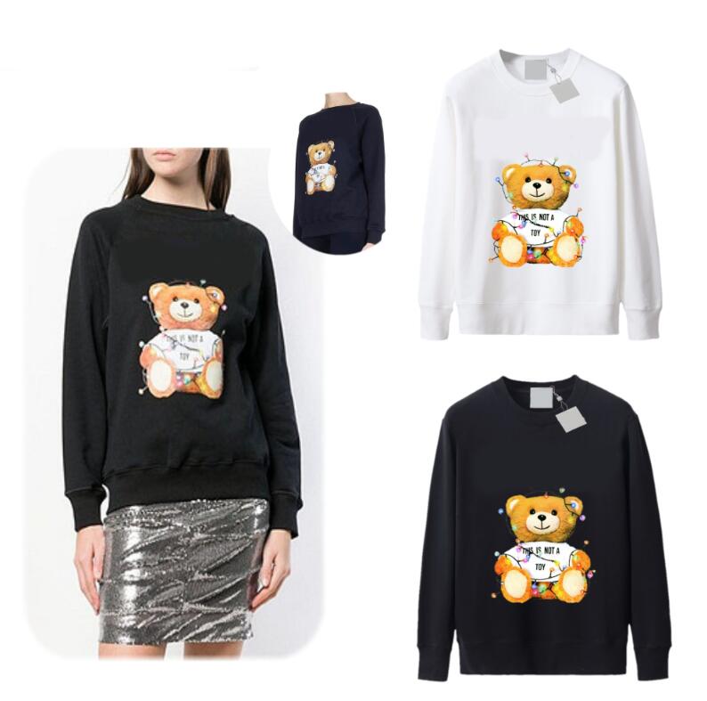 Autumn Mens Designer Hoodies Fashion Letters Print Men Women Hoodie Sweatshirt With Bear Patterns Winter Pullover Streetwear Clothing