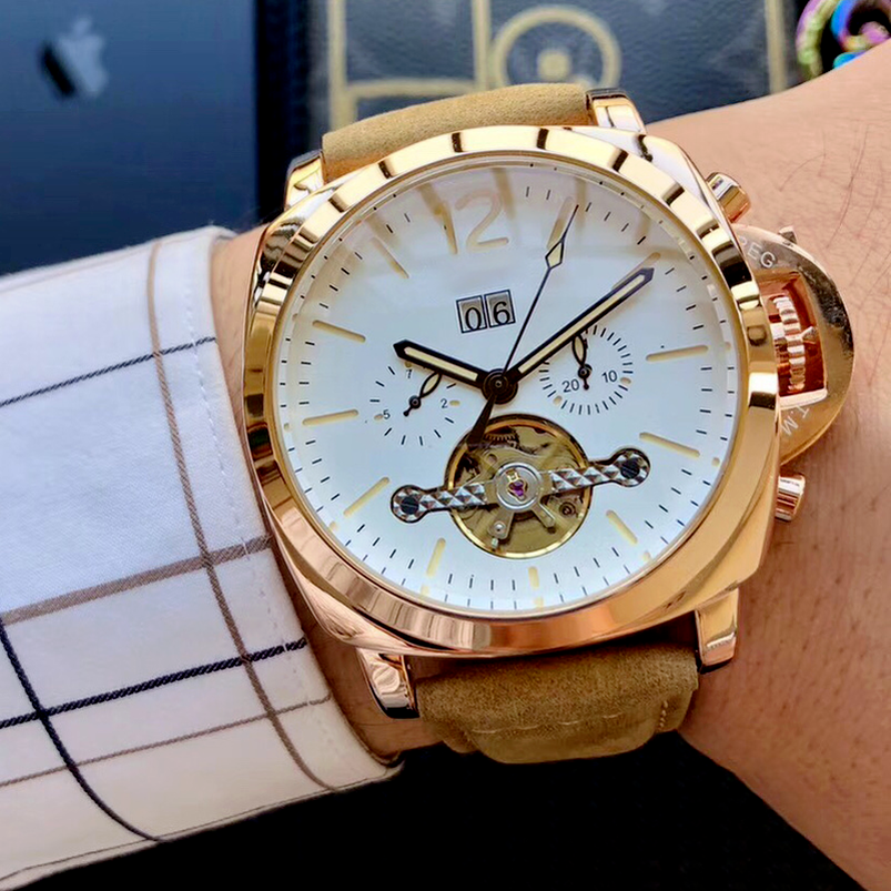 4-4Mens watches gold dial automatic mechanical classical style leather strap dress designer military de luxe watch reloj lujo luxury
4-4Mens watches gold dial automatic mechanical classical style leather strap dress designer military de luxe watch reloj lujo luxury
