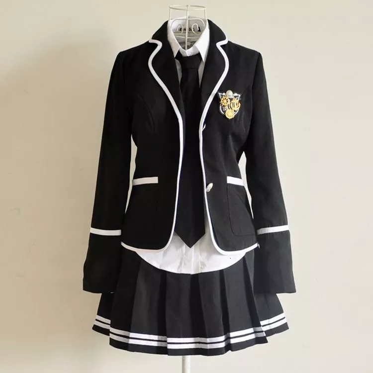 Spring and Autumn New College Wind Uniform School Set Up Class Service of British Women Small Jacket Pleated Suit 8hhe
Spring and Autumn New College Wind Uniform School Set Up Class Service of British Women Small Jacket Pleated Suit 8hhe