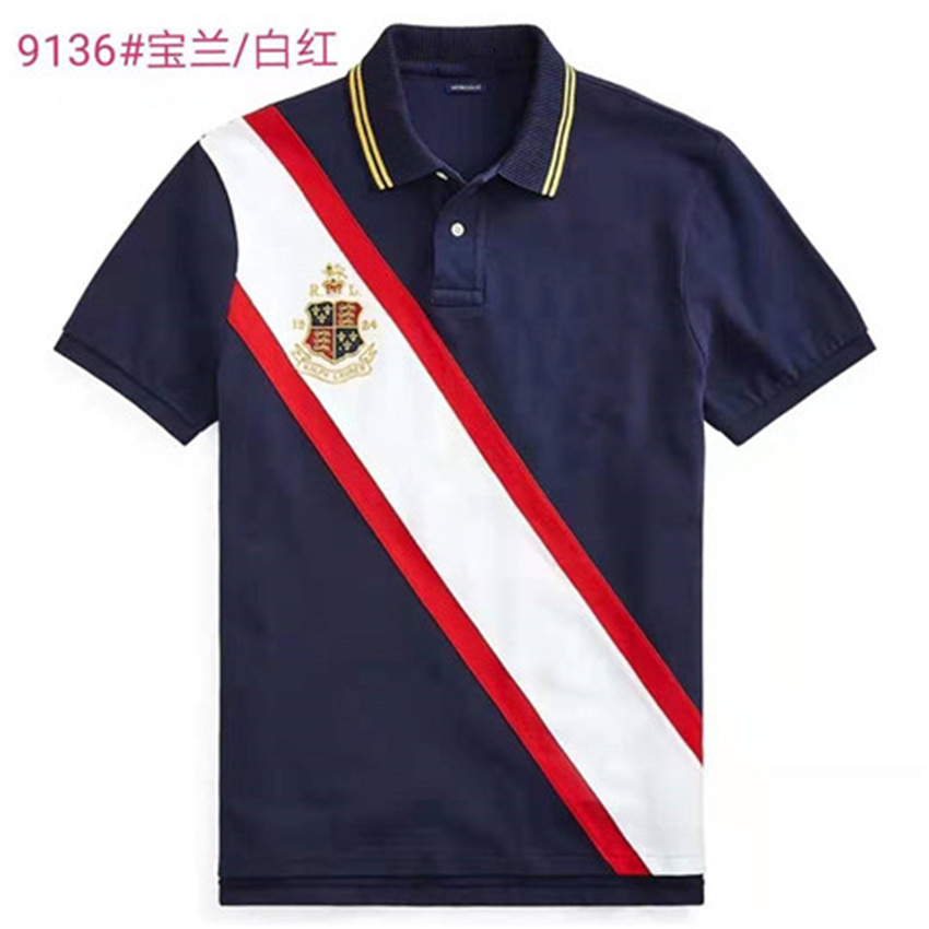 High quality Classic Horse Racing designer mens Polo #012 off luxury short sleeve white Summer RL casual fashion Embroidery lapel t-shirt, White;black
High quality Classic Horse Racing designer mens Polo #012 off luxury short sleeve white Summer RL casual fashion Embroidery lapel t-shirt, White;black