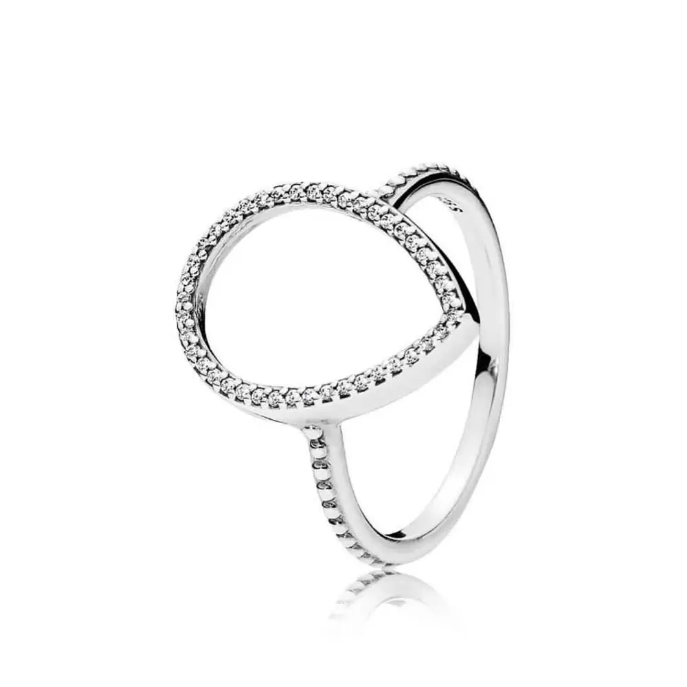 New Brand 100% 925 Sterling Silver Sparklet Hollow Teardrop Ring With Cubic Zirconia Stones For Women Wedding Rings Fashion Jewelry
New Brand 100% 925 Sterling Silver Sparklet Hollow Teardrop Ring With Cubic Zirconia Stones For Women Wedding Rings Fashion Jewelry