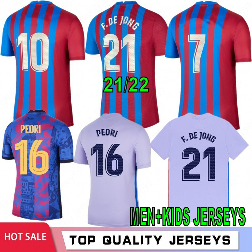 MESSI 21 22 KUN AGUERO Soccer Jerseys #10 Camiseta De Futbol 2021 2022 ANSU FATI FC GRIEZMANN F.DE JONG PEDRI DEMBELE Football Shirt Men Kids Kit, Men basa
MESSI 21 22 KUN AGUERO Soccer Jerseys #10 Camiseta De Futbol 2021 2022 ANSU FATI FC GRIEZMANN F.DE JONG PEDRI DEMBELE Football Shirt Men Kids Kit, Men basa