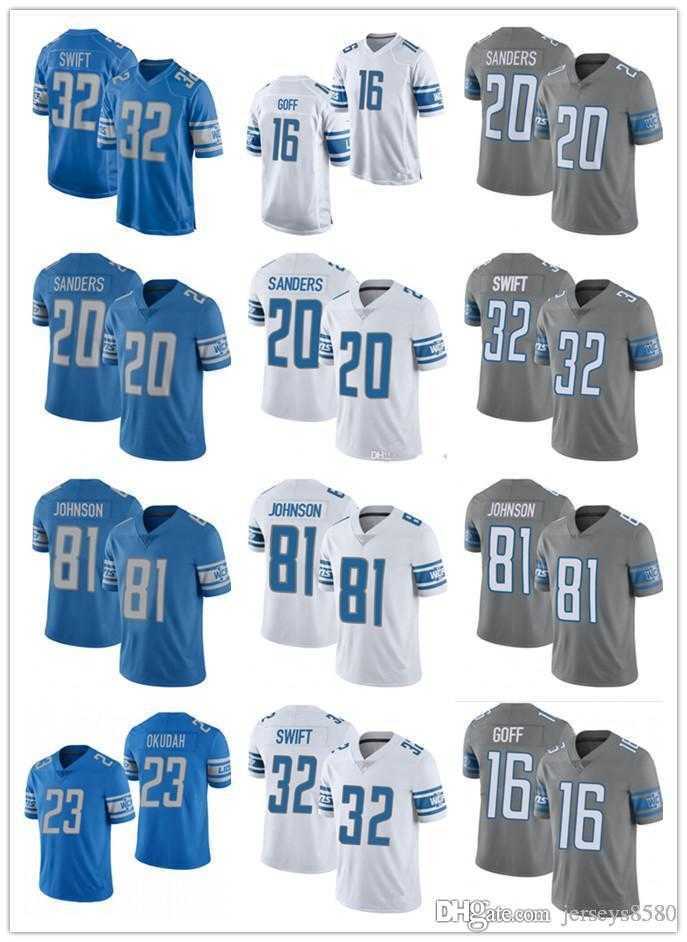 Men Youth Women DetroitLionsJersey 20 Barry Sanders 16 Jared Goff 23 Jeff Okudah 32 D'Andre Swift 81 Johnson Football Jerse, Black;red
Men Youth Women DetroitLionsJersey 20 Barry Sanders 16 Jared Goff 23 Jeff Okudah 32 D'Andre Swift 81 Johnson Football Jerse, Black;red