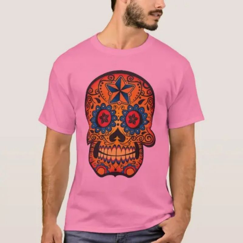 Pentagram skull pattern men's 3D printing T-shirt visual impact party top punk gothic round neck high quality American muscle style short sleeves, White;black
Pentagram skull pattern men's 3D printing T-shirt visual impact party top punk gothic round neck high quality American muscle style short sleeves, White;black