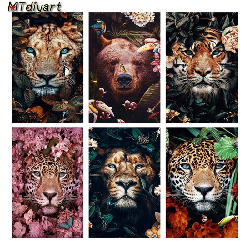 Diamond Painting Tiger Lion Face& Flowers 5D DIY Embroidery Animal Cross Stitch Mosaic Art Kit Rhinestone Decor Mural Gift Set
Diamond Painting Tiger Lion Face& Flowers 5D DIY Embroidery Animal Cross Stitch Mosaic Art Kit Rhinestone Decor Mural Gift Set