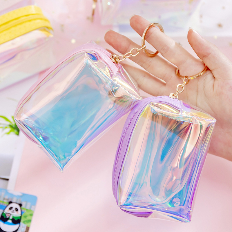 10Pieces/Lot Cute girl heart laser multi-function keychain mini wallet portable storage bag small cosmetic bag beautiful gift for girlfrien
10Pieces/Lot Cute girl heart laser multi-function keychain mini wallet portable storage bag small cosmetic bag beautiful gift for girlfrien