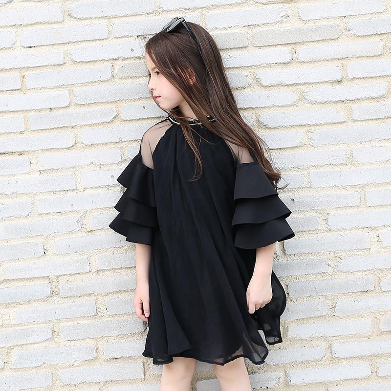 Girl's Dresses Teen Girls Dress Christmas Black Stylish Party Ceremony Chiffon For Junior Students Girl 8 10 12 13 14 15 Years
Girl's Dresses Teen Girls Dress Christmas Black Stylish Party Ceremony Chiffon For Junior Students Girl 8 10 12 13 14 15 Years