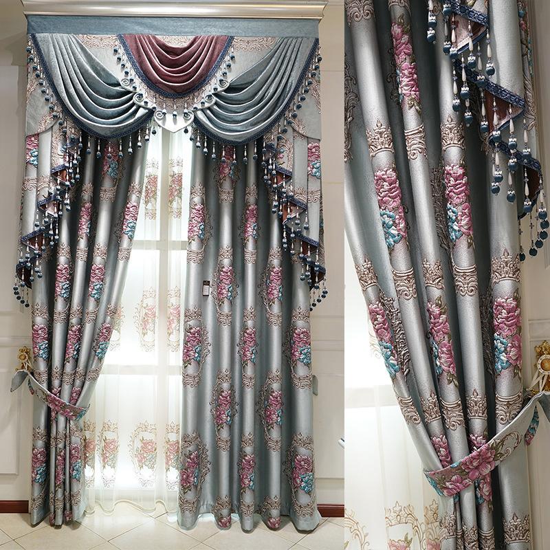 Curtain & Drapes European Style Light Luxury Classic And Elegant Exquisite High-end Embossed Printed Curtains For Living Room Bedroom
Curtain & Drapes European Style Light Luxury Classic And Elegant Exquisite High-end Embossed Printed Curtains For Living Room Bedroom